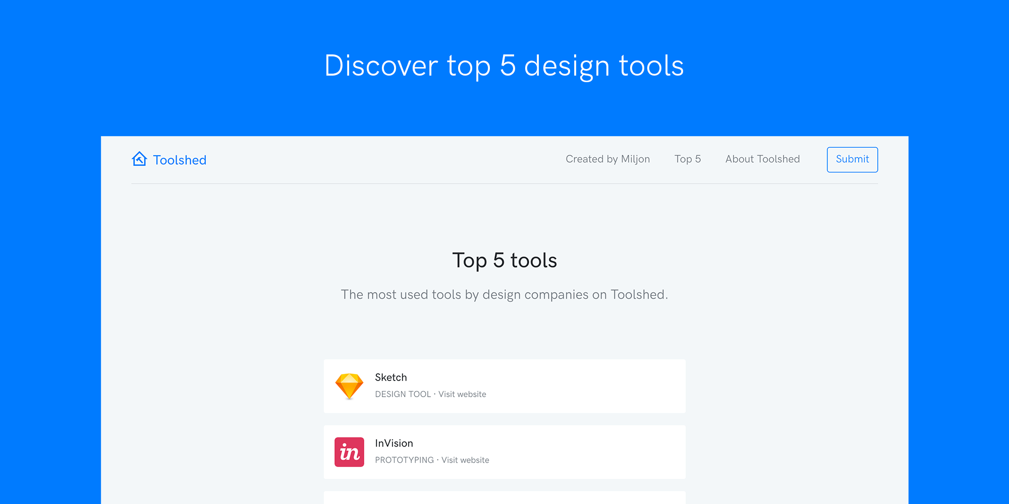 Toolshed gallery image