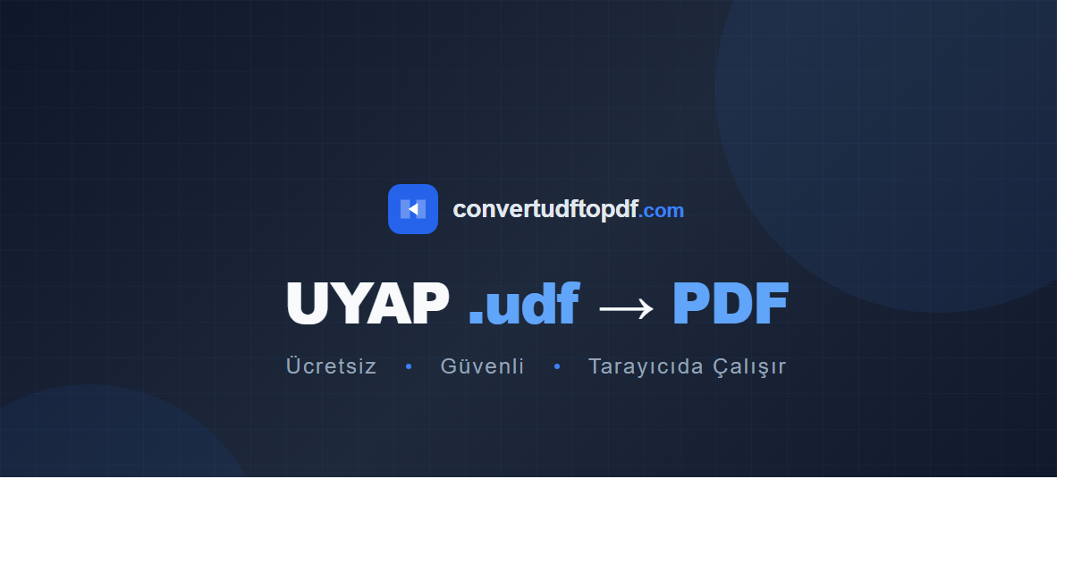 UDF to PDF Converter
