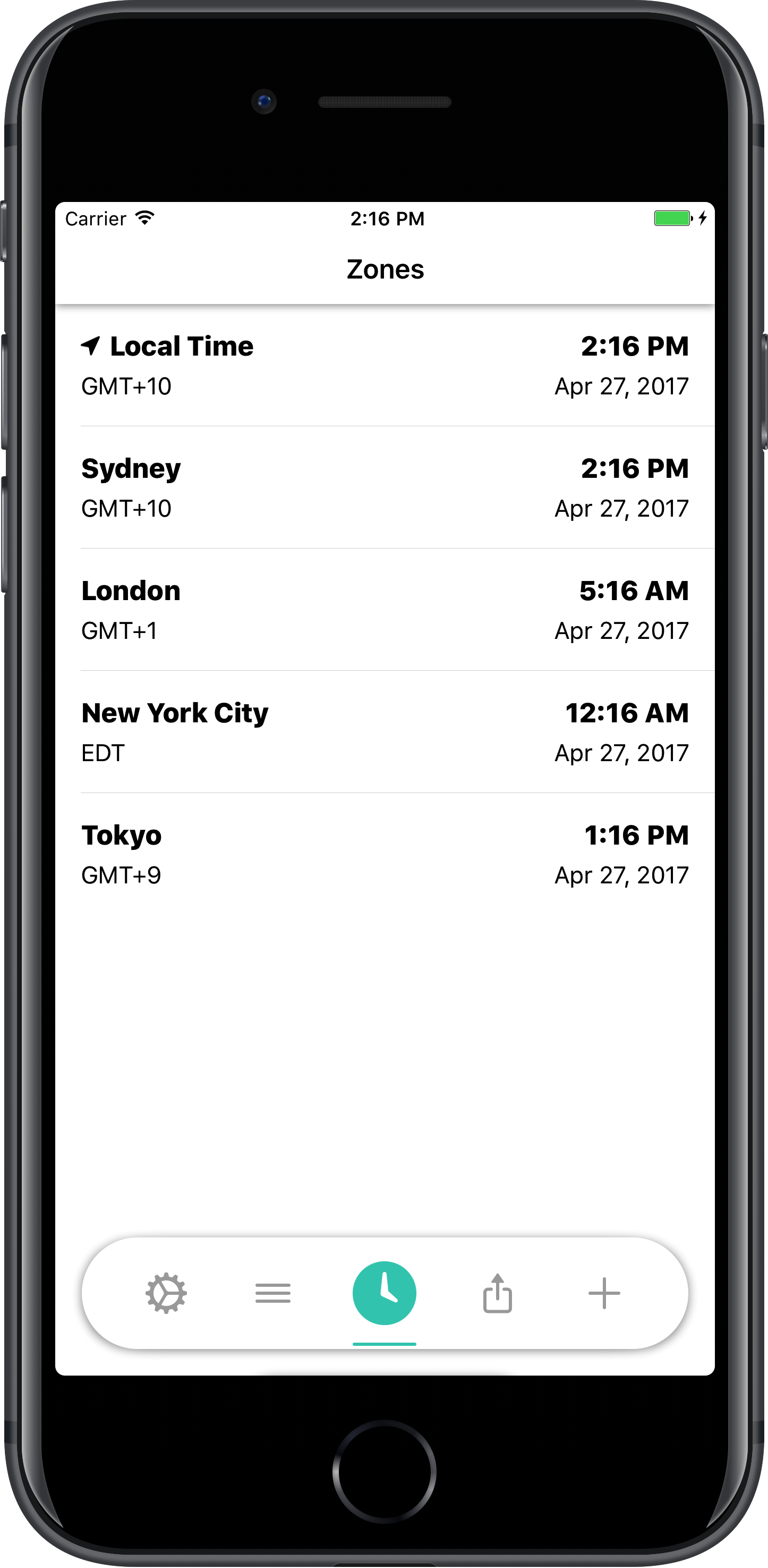 Zones - View & Convert Time Zones gallery image