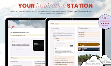 2023 Notion Journal | The Happiness Bar gallery image