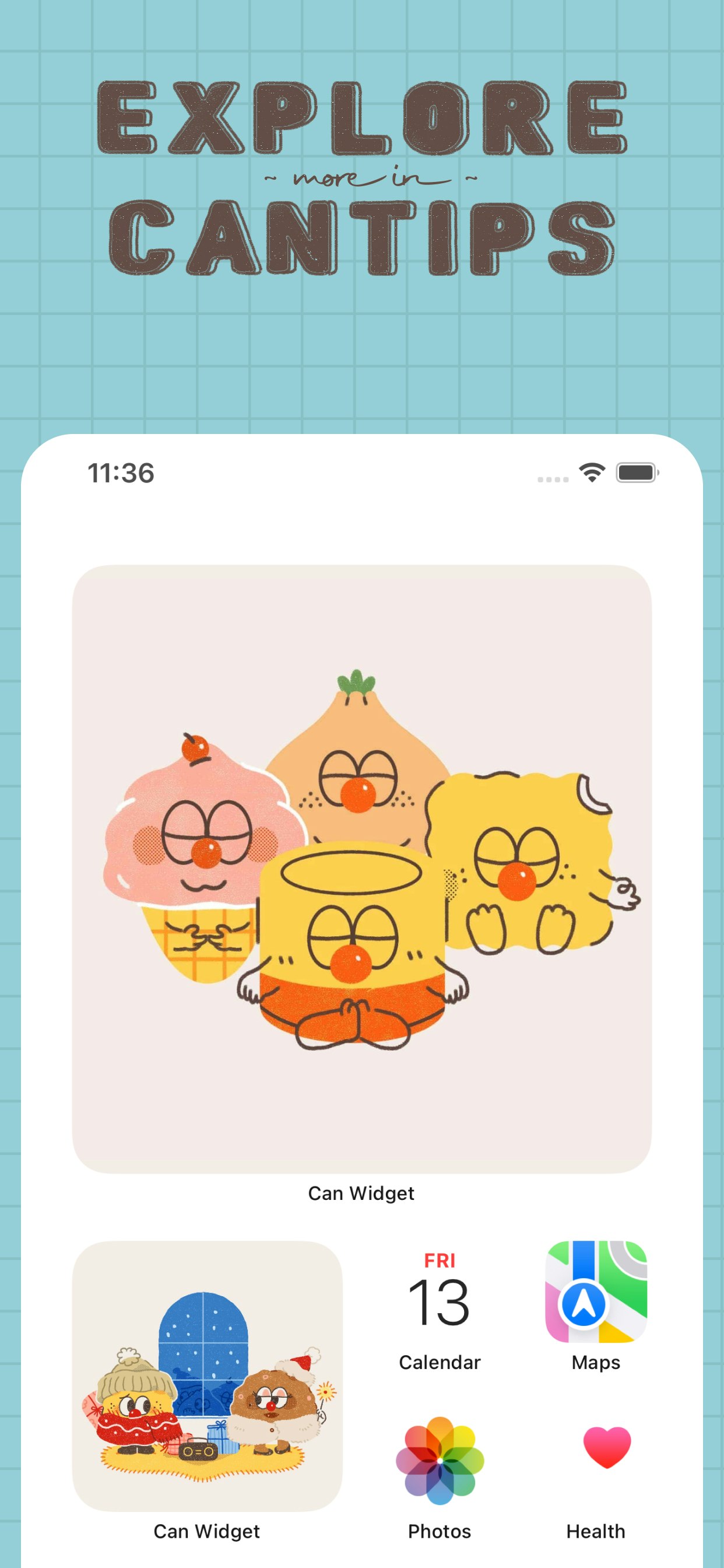 캔 위젯 - iOS 위젯 앱 미디어 1