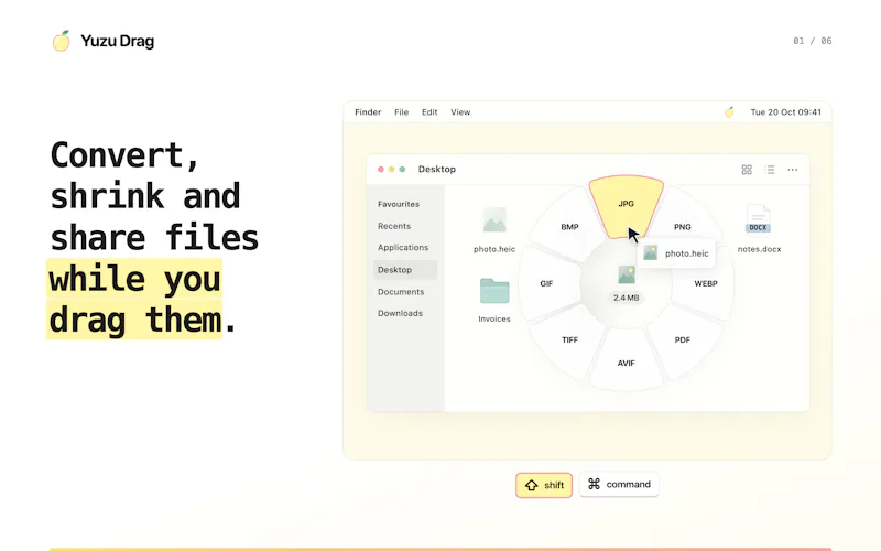 Yuzu Drag screenshot 2