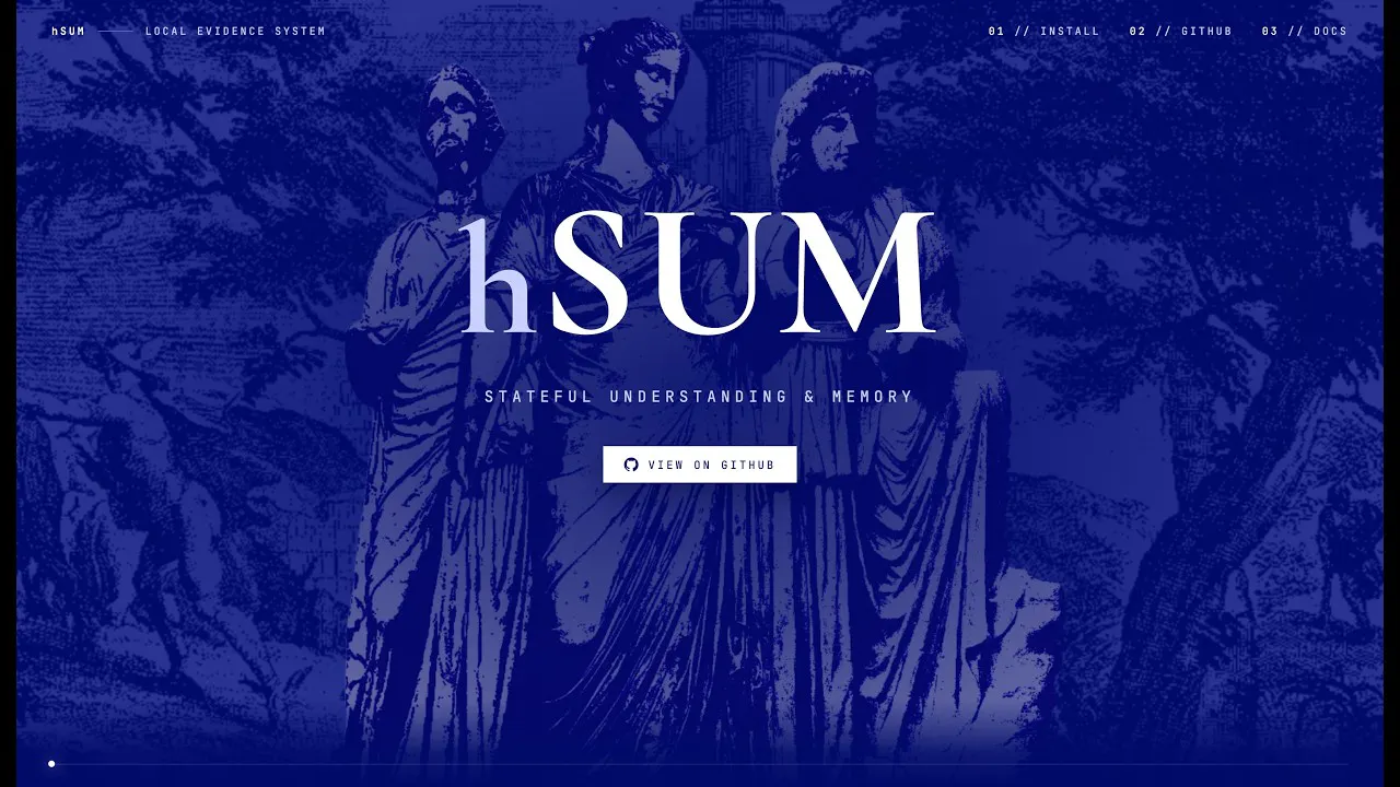 hSUM: Stateful Understanding & Memory gallery image