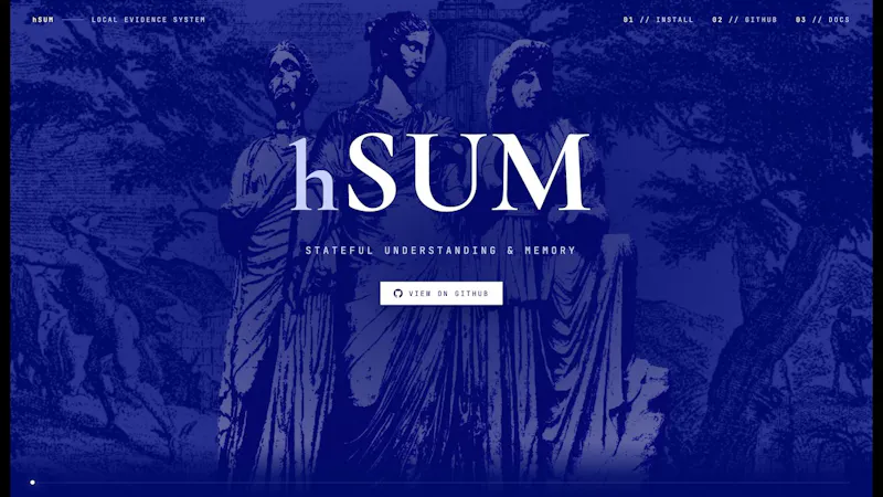 hSUM: Stateful Understanding & Memory screenshot 1 (video preview)