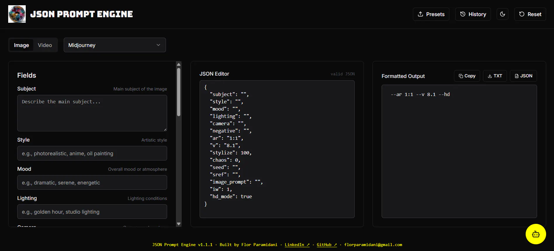 JSON Prompt Engine gallery image