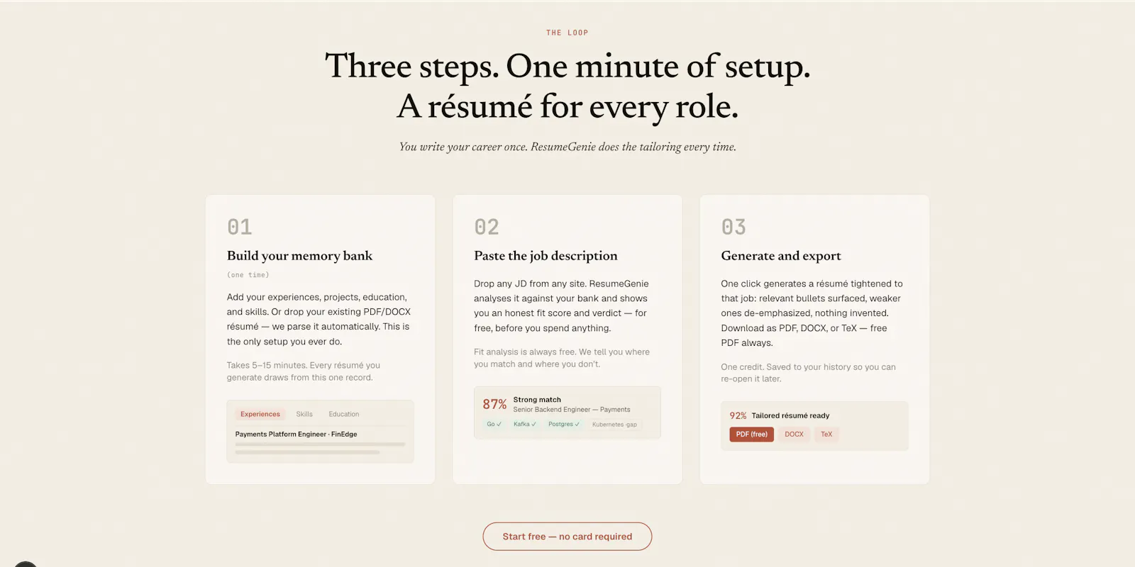 ResumeGenie screenshot 3