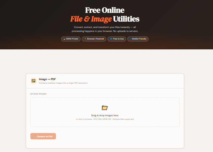 PDF Converter  - Product Hunt launch logo and brand identity
