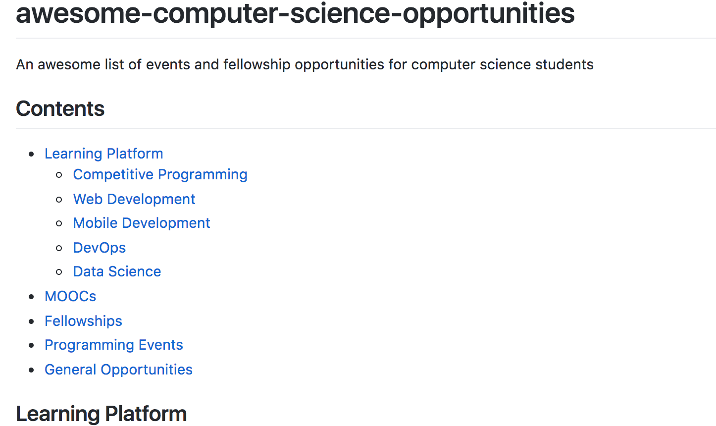 Awesome Computer Science Opportunities gallery image