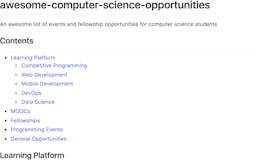 Awesome Computer Science Opportunities media 2