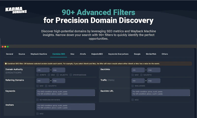 Karma.Domains: AI Search 7M+ Domains screenshot 3