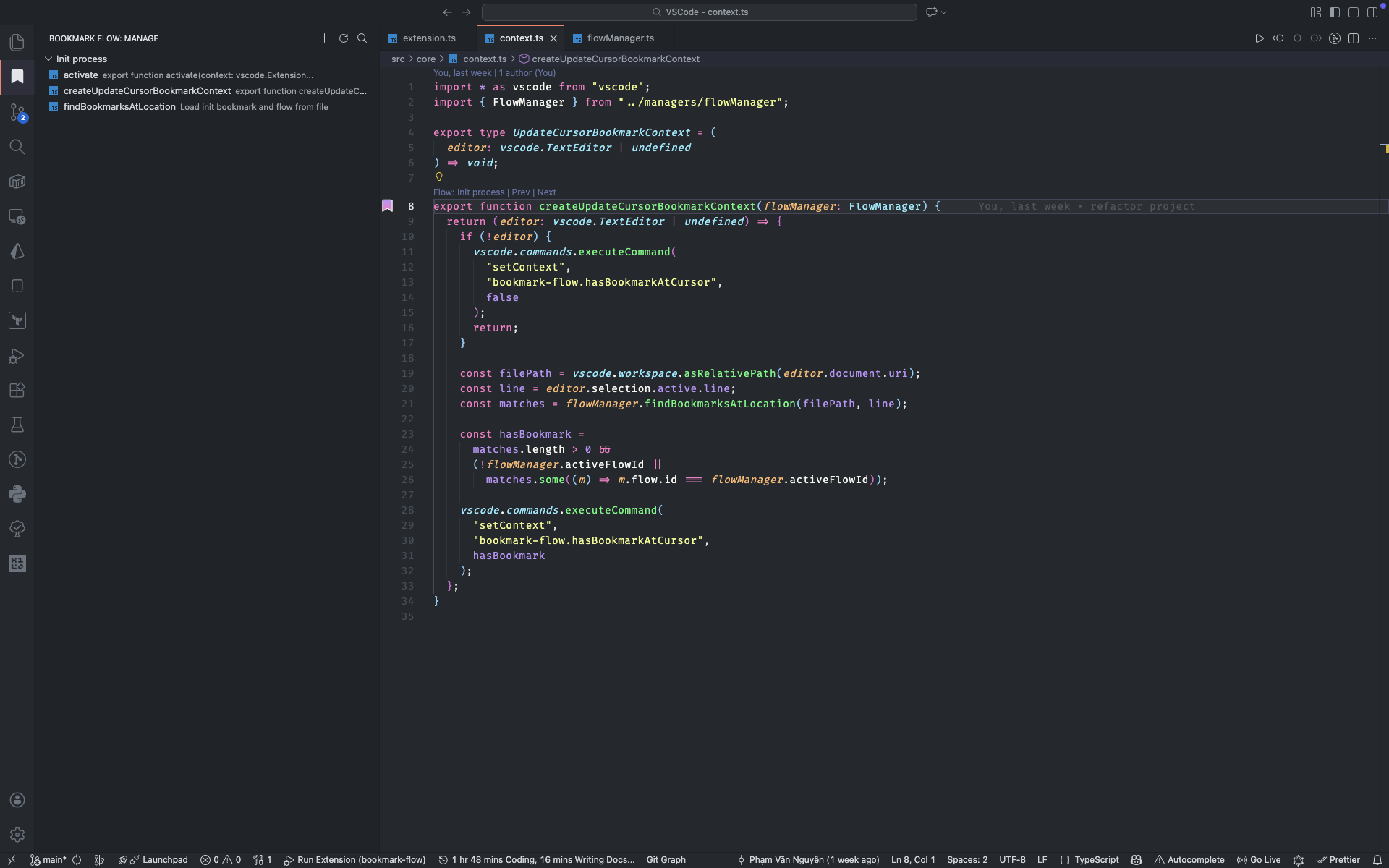 Bookmark Flow - Main product screenshot demonstrating key features and user interface