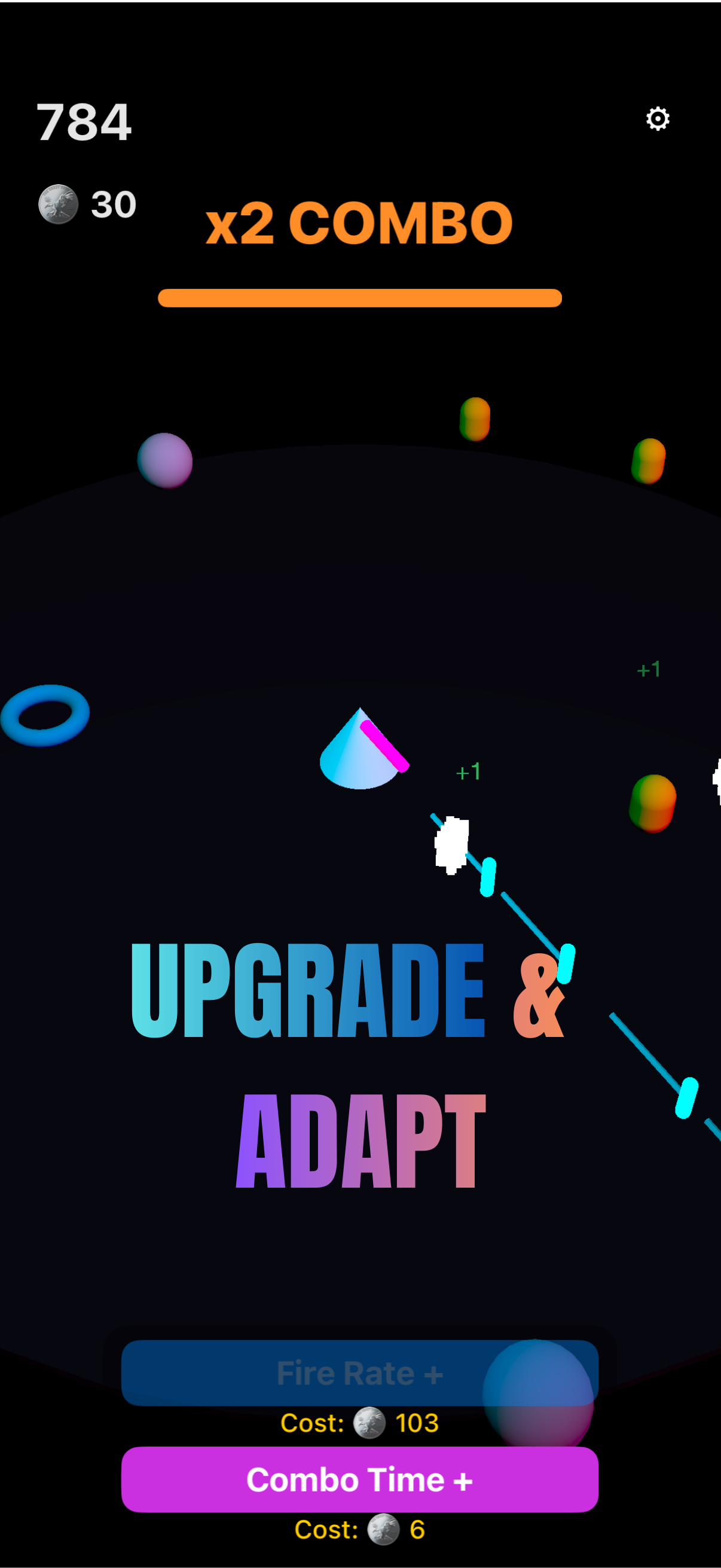 iOS arcade game : Neon Survive gallery image