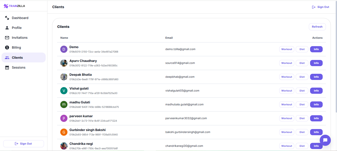 TrainZilla - Screenshot 3 showing product features and functionality