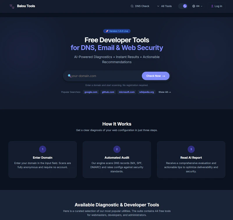 Balou Tools screenshot 1