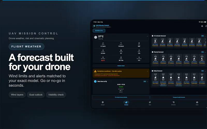 UAV Mission Control screenshot 1