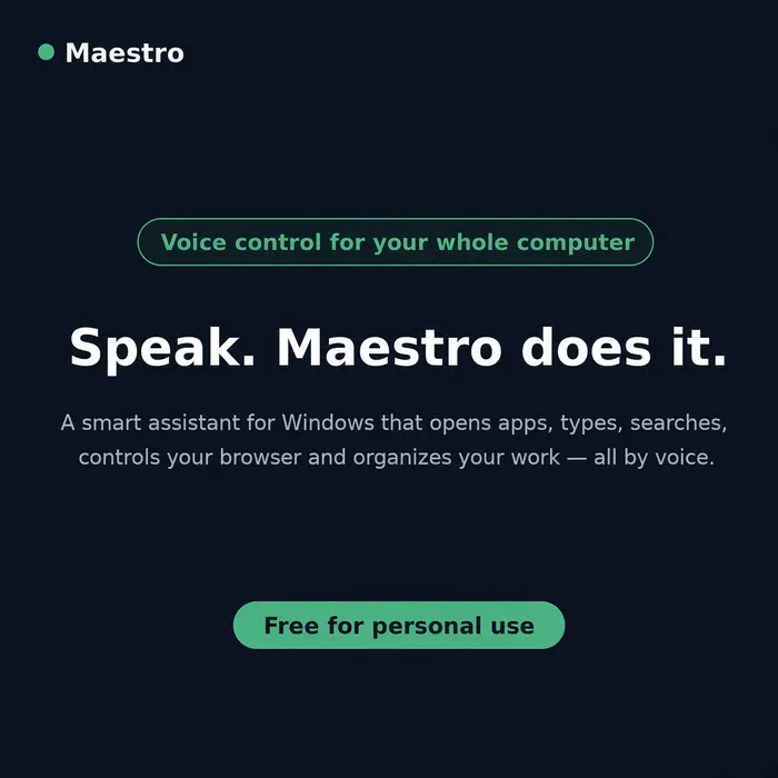 Maestro gallery image