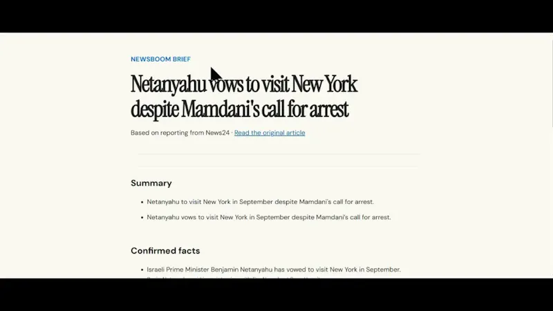 Newsboom screenshot 1 (video preview)