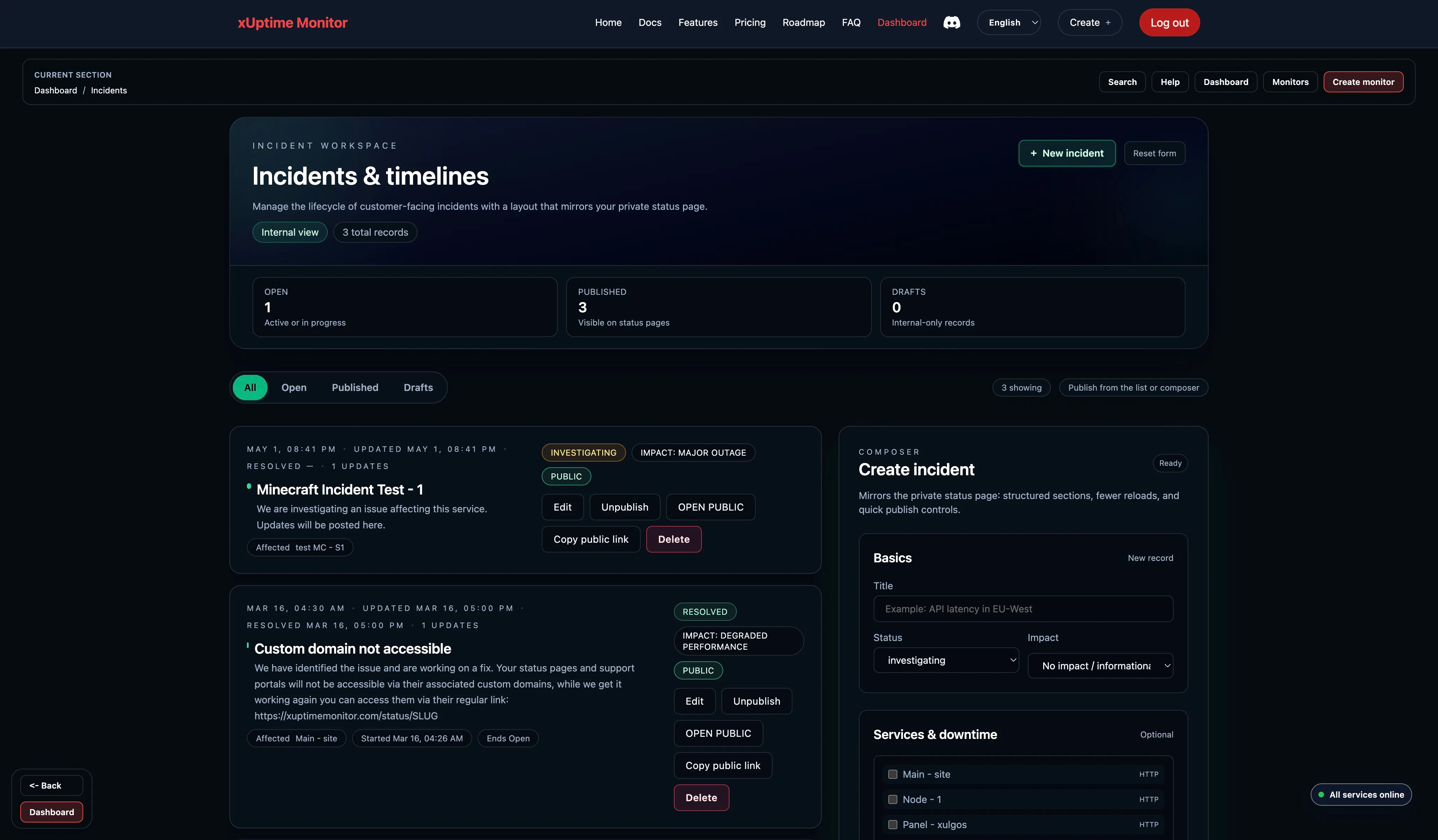 xUptimeMonitor gallery image