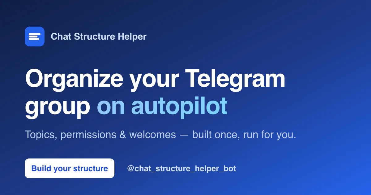 Chat Structure Helper gallery image