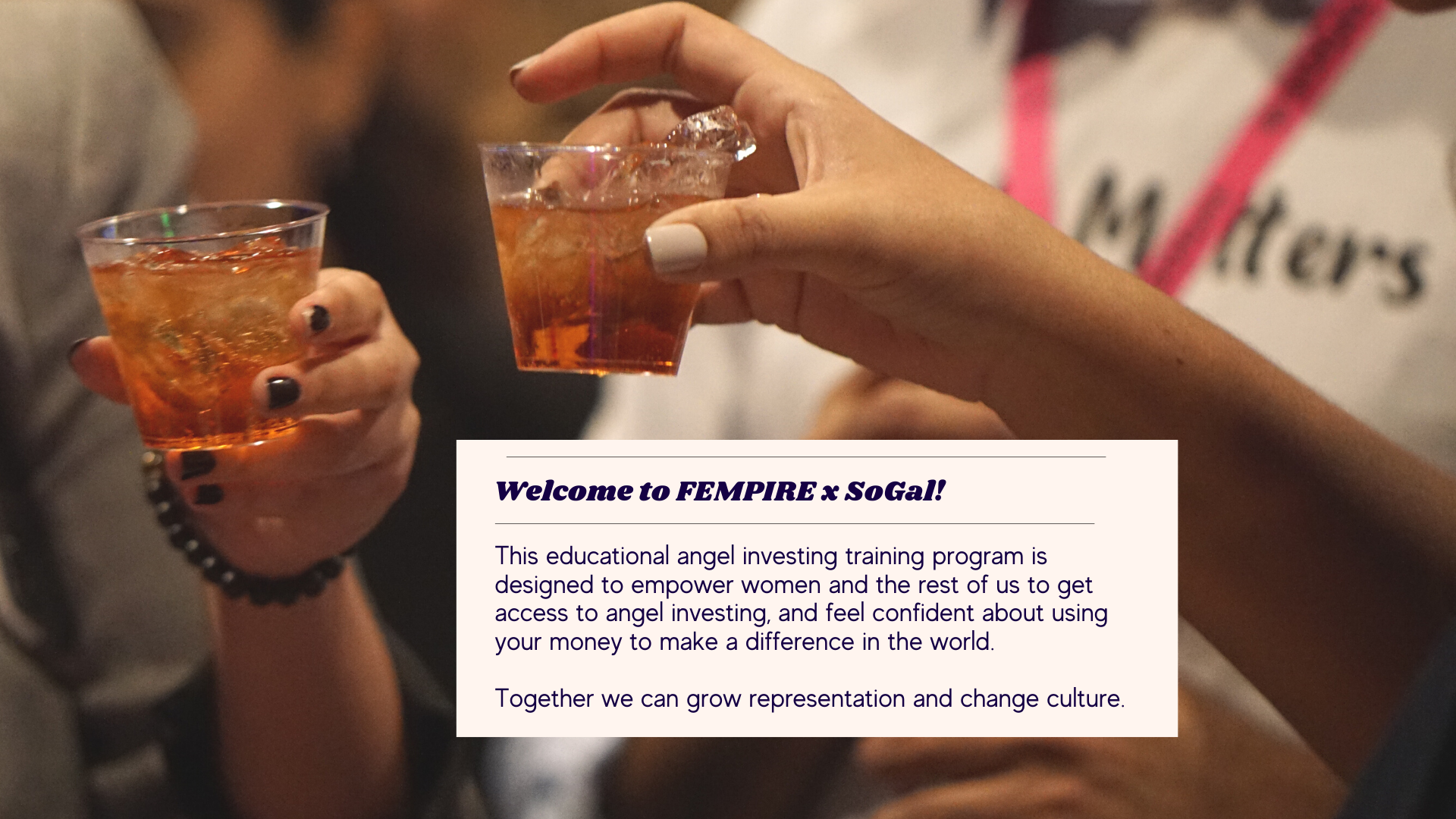 FEMPIRE x SoGal Angel Investor Training gallery image