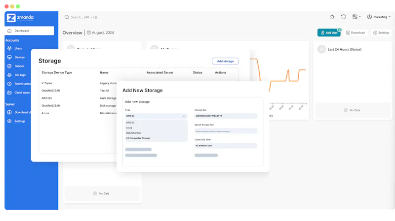Zmanda Pro screenshot 4