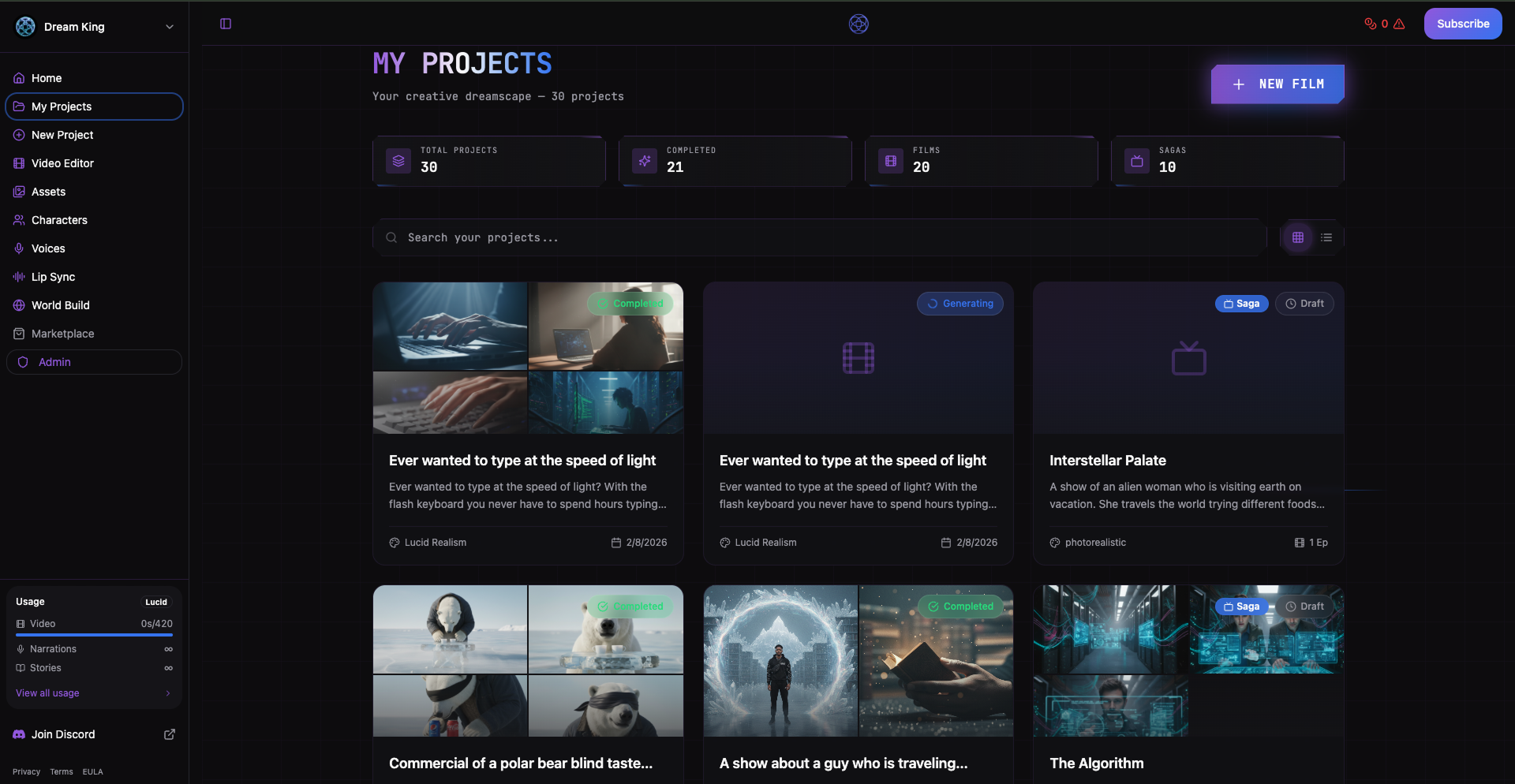 Lucid Engine AI Cinema  gallery image
