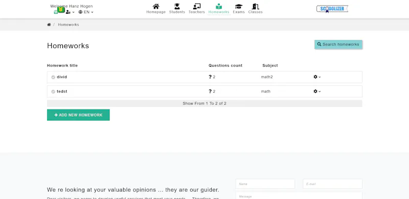 SCHOOLIZER screenshot 5
