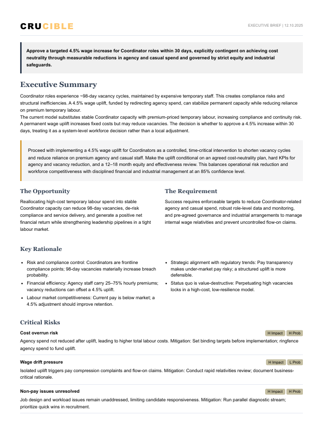 Crucible - Your AI Braintrust gallery image