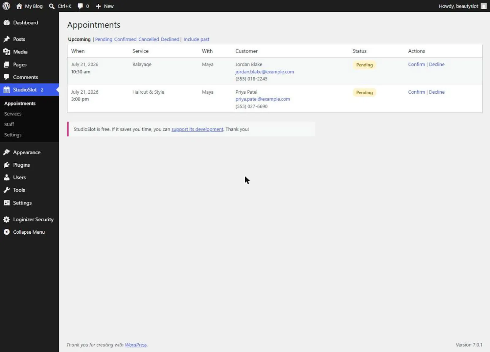 StudioSlot screenshot 6