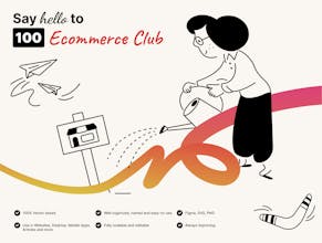 Office Club Illustration pack gallery image