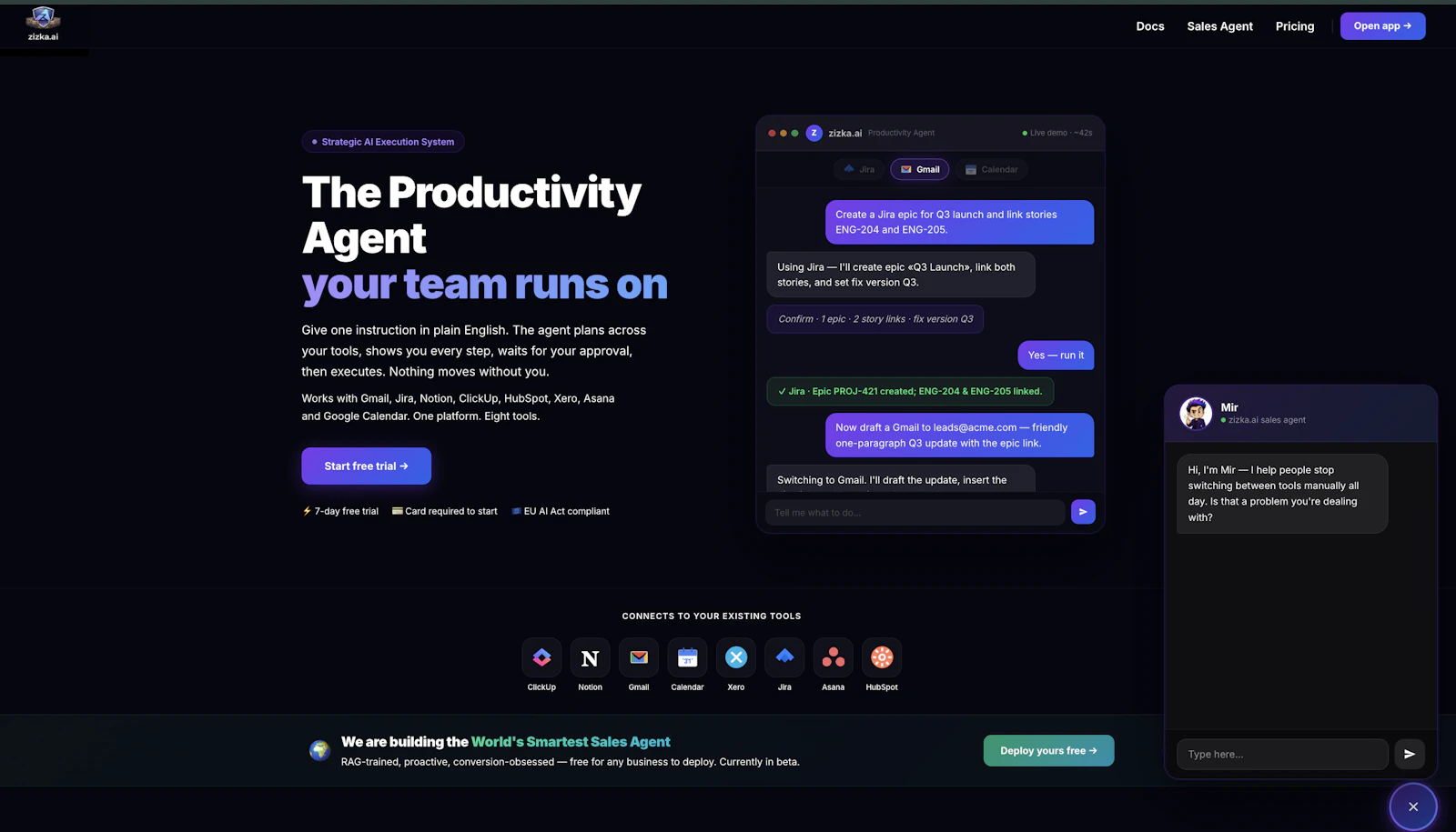zizka.ai screenshot 2