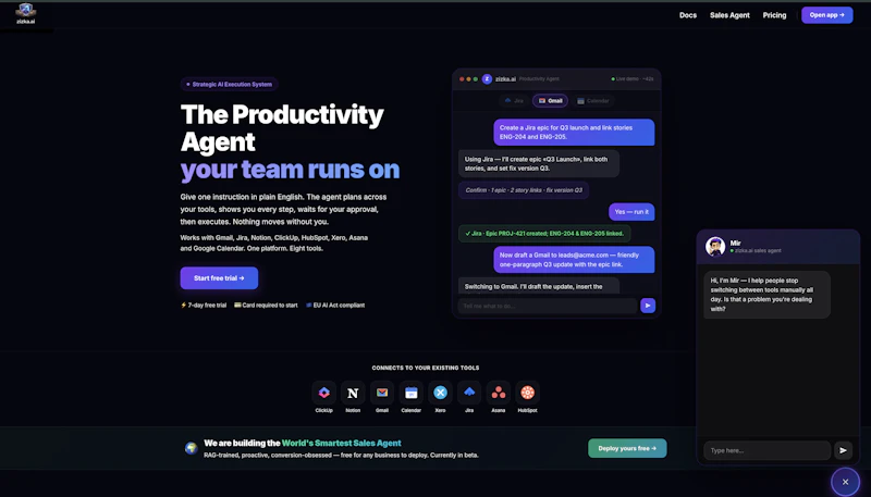 zizka.ai screenshot 2