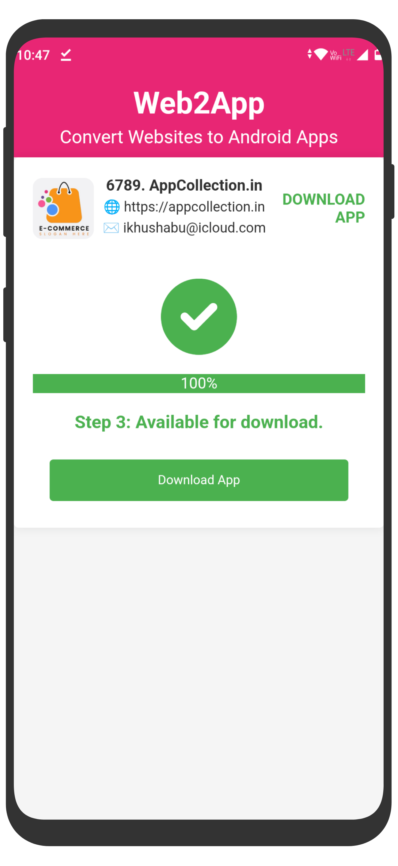 Web2App: Web to App Converter media 3