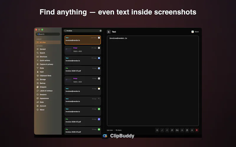 ClipBuddy screenshot 5