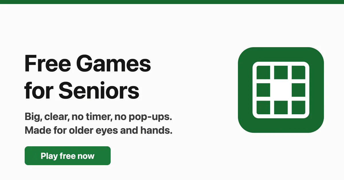 Free Games for Seniors gallery image