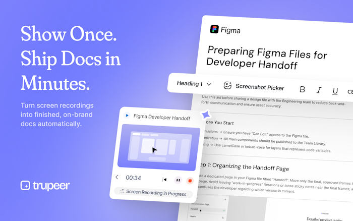 AI Doc Writer by Trupeer产品图