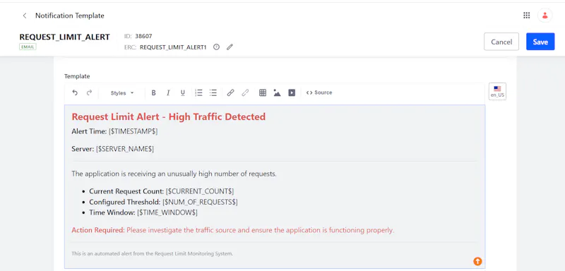 Traffic Watcher for Liferay DXP screenshot 2