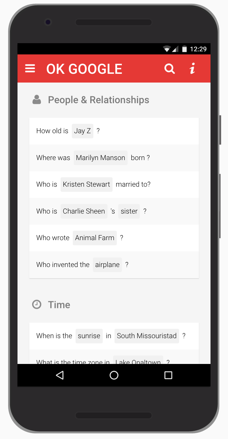 OK Google gallery image