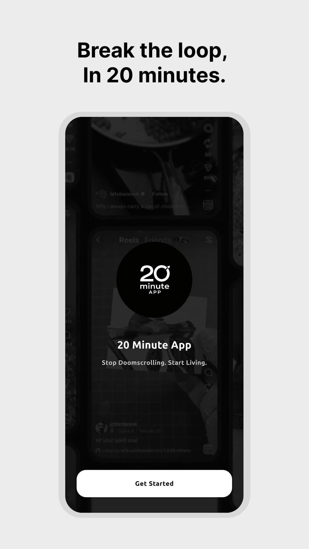 20 Minute App: Break Scrolling gallery image