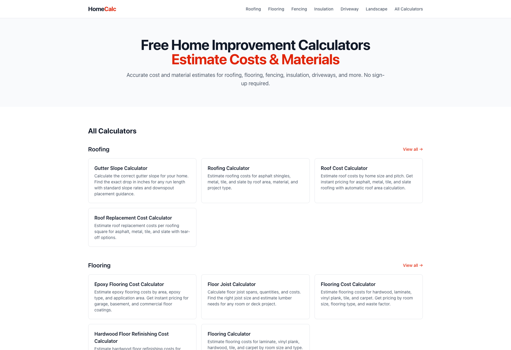 HomeCalc gallery image