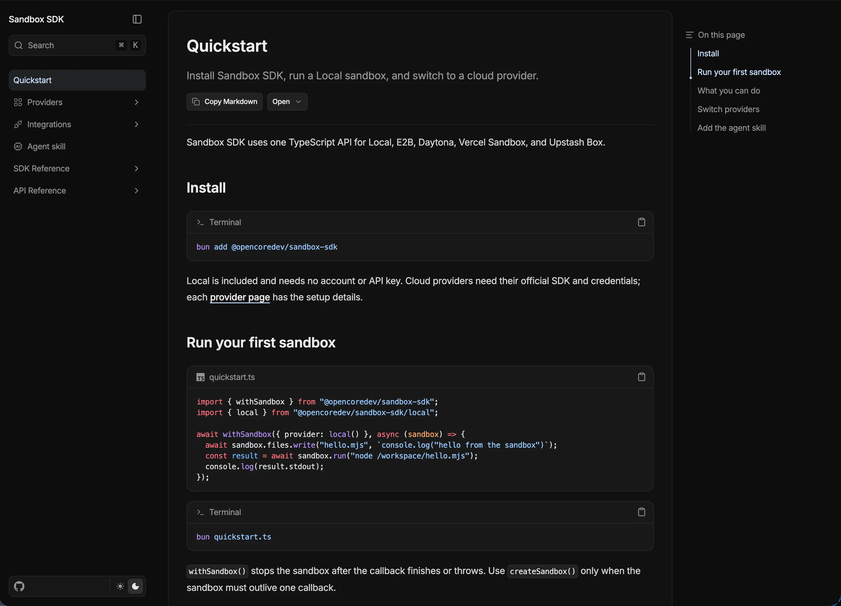 Sandbox SDK 截图 3