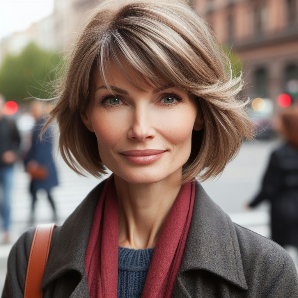 taglio di capelli mamma media 6