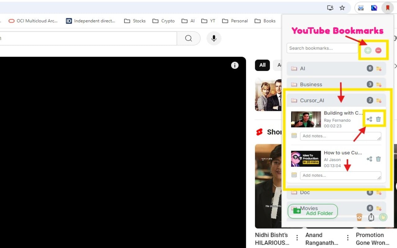 YouTube -Lesezeichen media 2