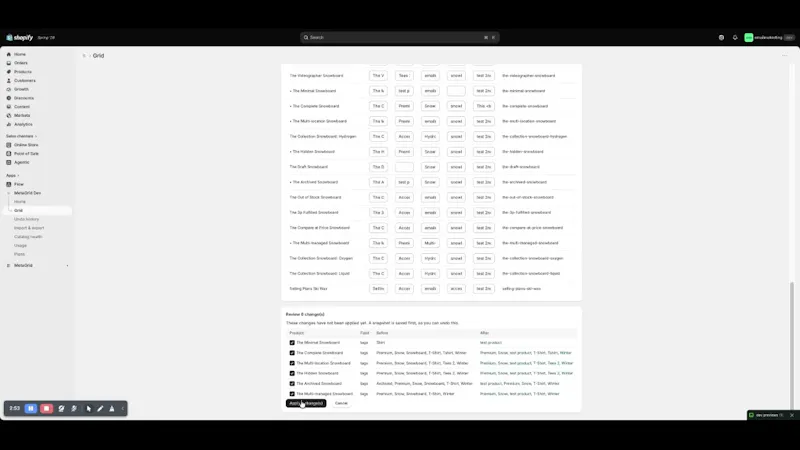 MetaGrid screenshot 1 (video preview)