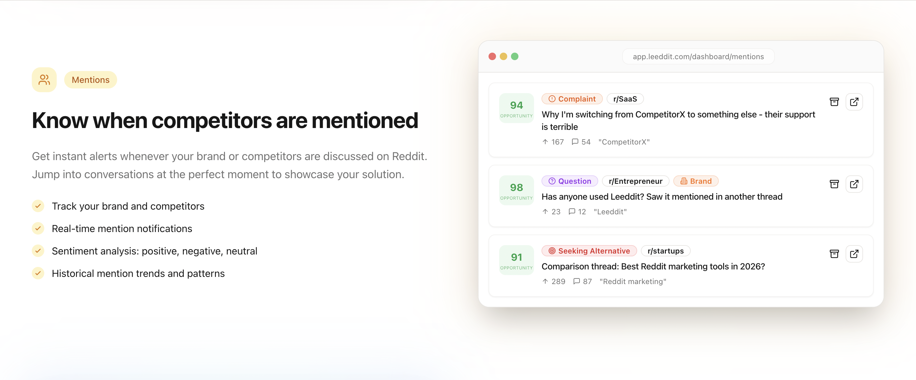 Leeddit - Screenshot 2 showing product features and functionality