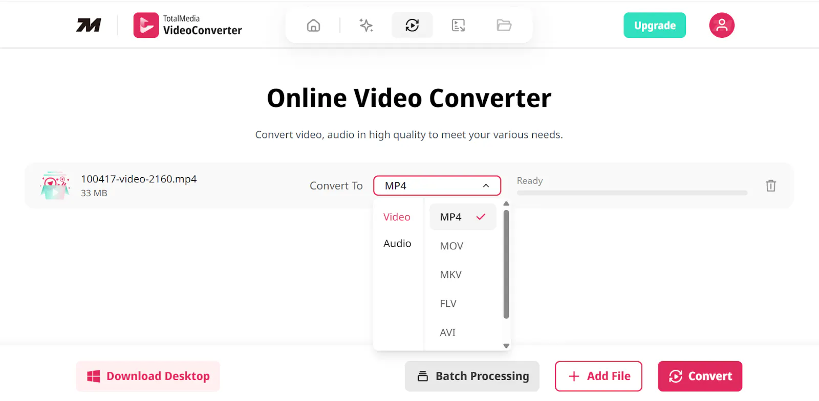 TotalMedia VideoConverter screenshot 3