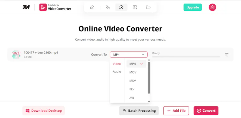 TotalMedia VideoConverter screenshot 3