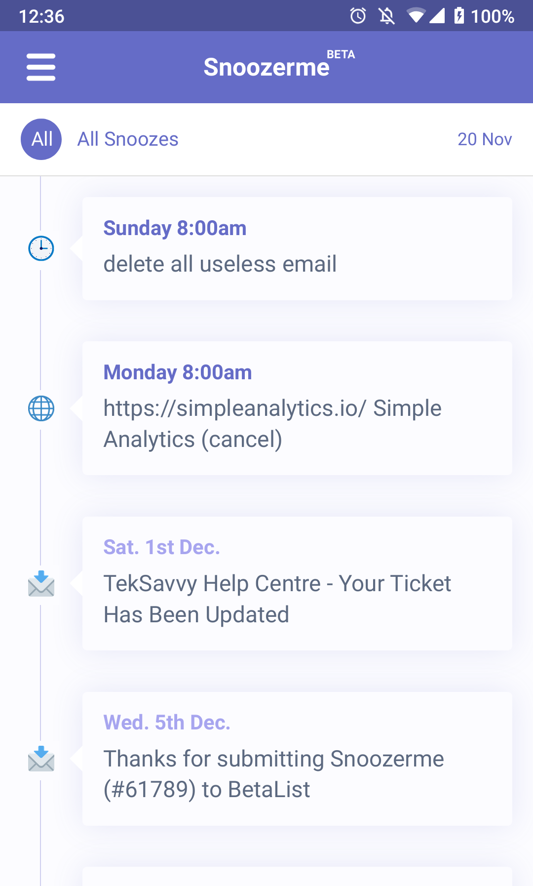 Snoozer.me gallery image