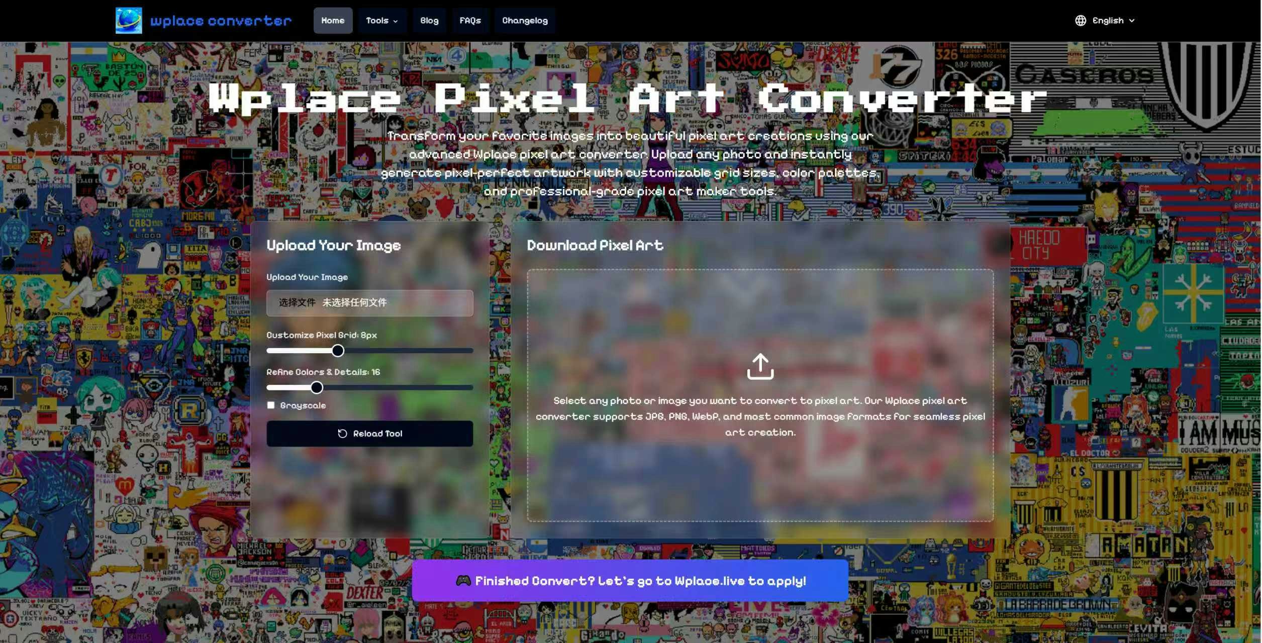 Wplace Pixel Art Converter gallery image