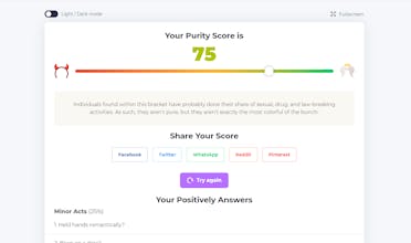 Rice Purity Test gallery image